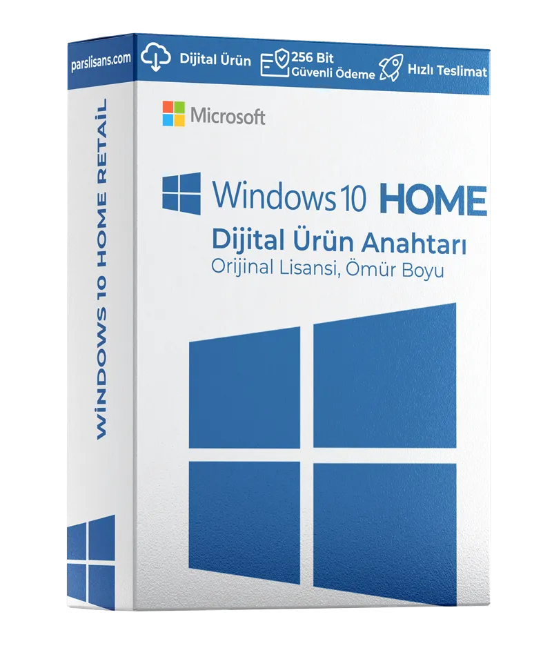 Windows 10 Home Lisans Anahtarı Windows 10 Home lisans anahtarı dijital teslimat