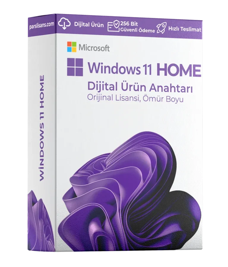 Windows 11 Home lisans anahtarı dijital teslimat